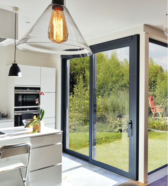 Стеклянная дверь Omega Roll